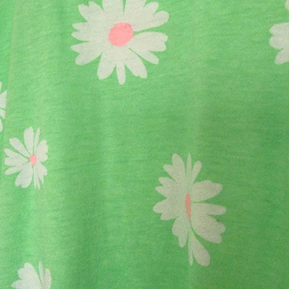 🌼 Wonder Nation Light Green Daisy Print Sunflower Dress – Size Large (Girls) 🌼 - Picture 5 of 5